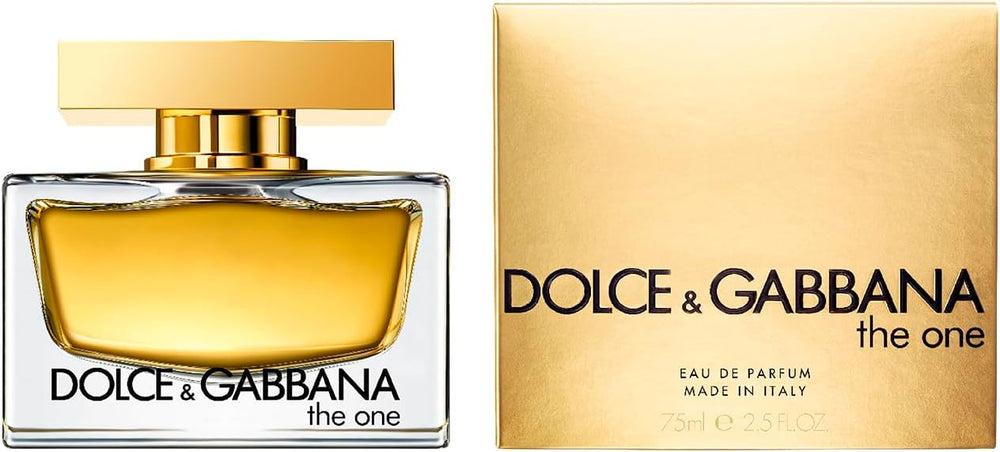D&G The One Eau de Parfum S 75ml bottle, luxury fragrance for women, displayed on a neutral background.