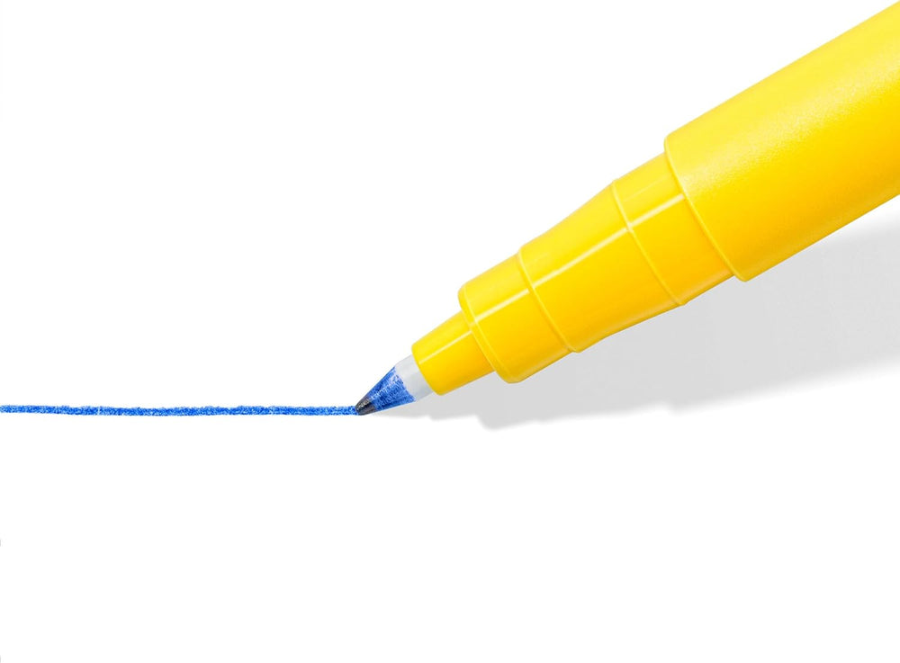 STAEDTLER Noris - Handwriting Pen - Blue - Pack of 4, 307-3 BK4