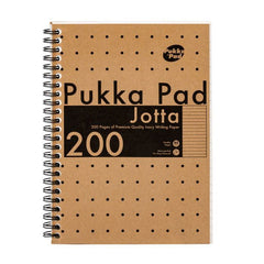 Pukka Pad Kraft A5 200 Page Jotta Book (Pack 3) 9567-KRA