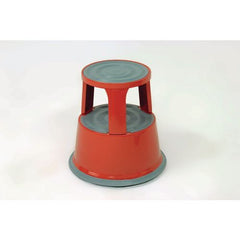 Slingsby Steel Kick Step Stool 150Kg Capacity Red - 392474 DD