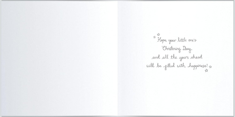 A Christening Wish Happiness Christening Greeting Card Glitter Greetings Cards 735147