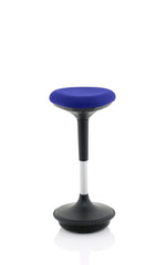 Sitall Deluxe Visitor Stool Bespoke Seat Stevia Blue KCUP1553 DD
