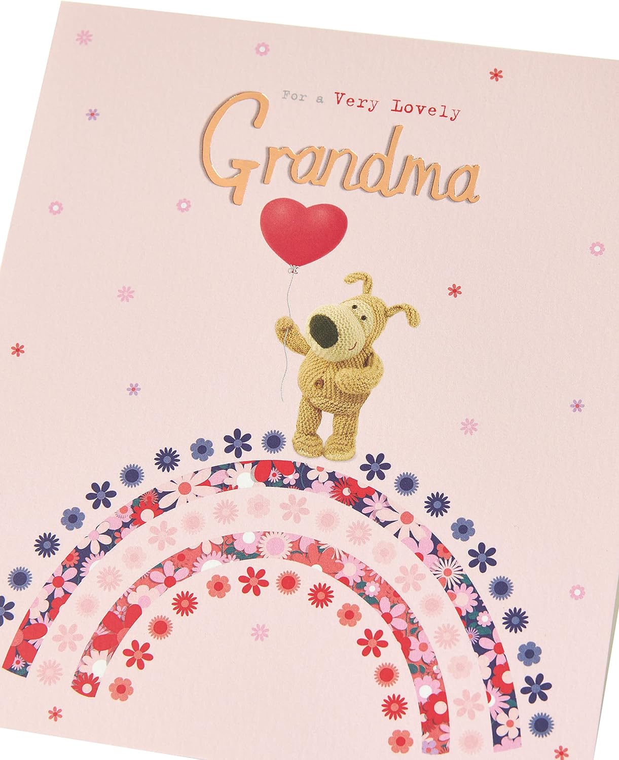 Boofle Birthday Card For Grandma With Envelope - Sweet Design And Balloon, 737934-0-1, Multi
