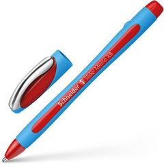 Schneider Slider Memo XB Ballpoint Pen Extra Broad Tip Red Ink with Viscoglide Technology made of 85% Recycled Plastic (Pack 10) - 150202