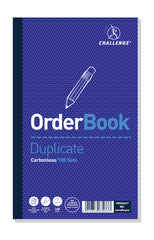 Challenge Duplicate Order Book 210x130mm Card Cover 100 Sets (Pack 5) 100080400