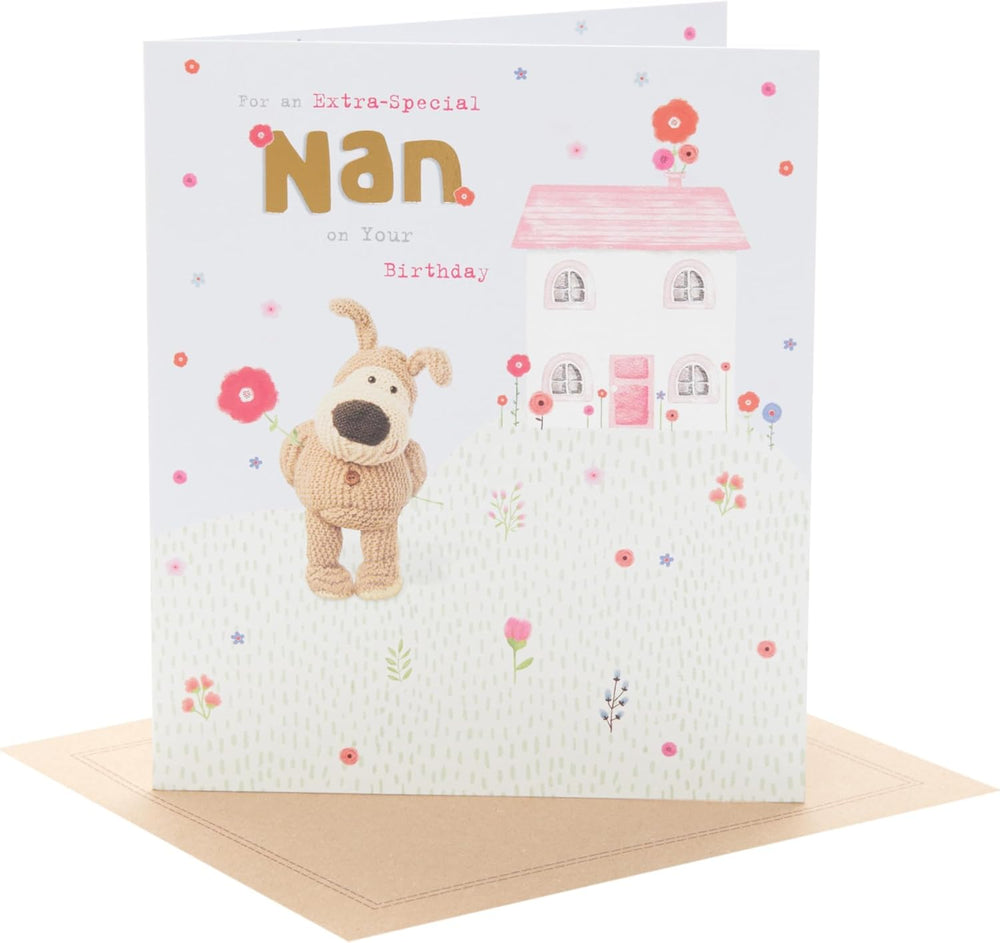 Boofle Birthday Card for Nan - Cute Design