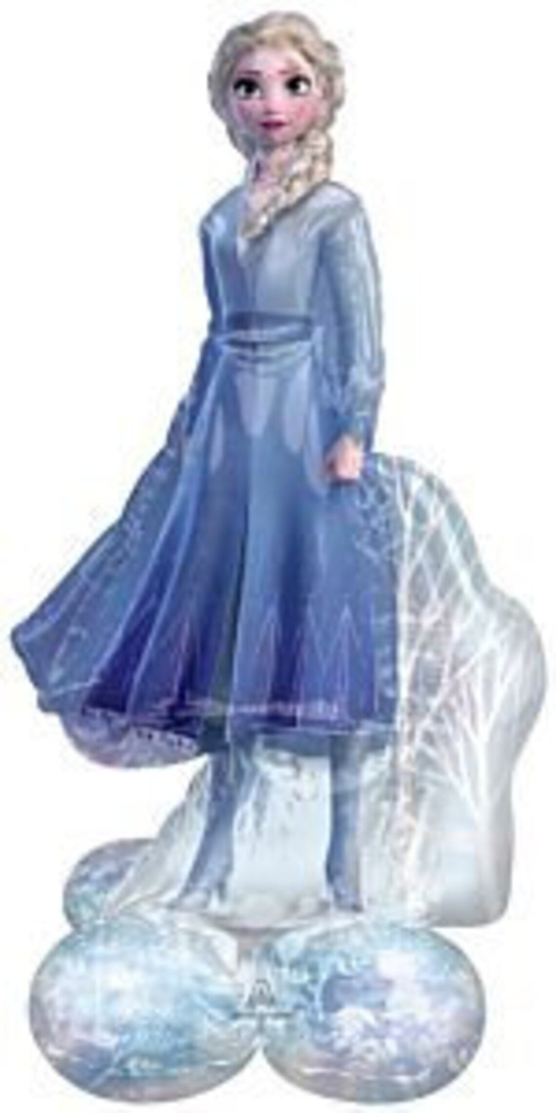 Large Frozen 2 Elsa foil balloon by Anagram, featuring vibrant Disney character design for celebration decorations.