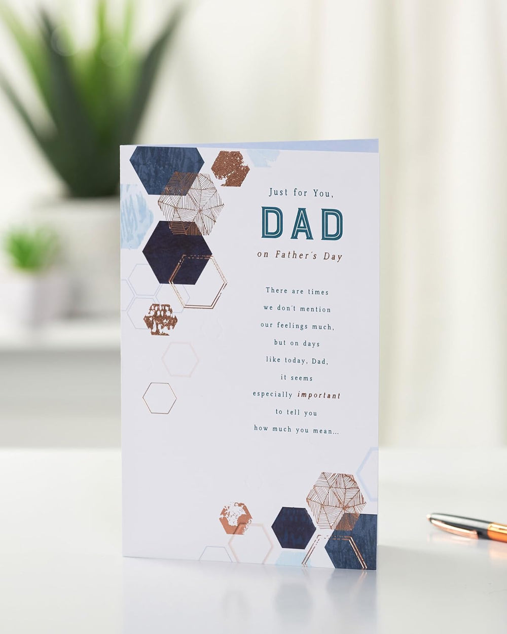 UK Greetings Father's Day Card for Dad - Heartfelt Design