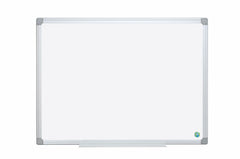 Bi-Office Earth-It Non Magnetic Melamine Whiteboard Aluminium Frame 1800x1200mm - MA2700790 DD