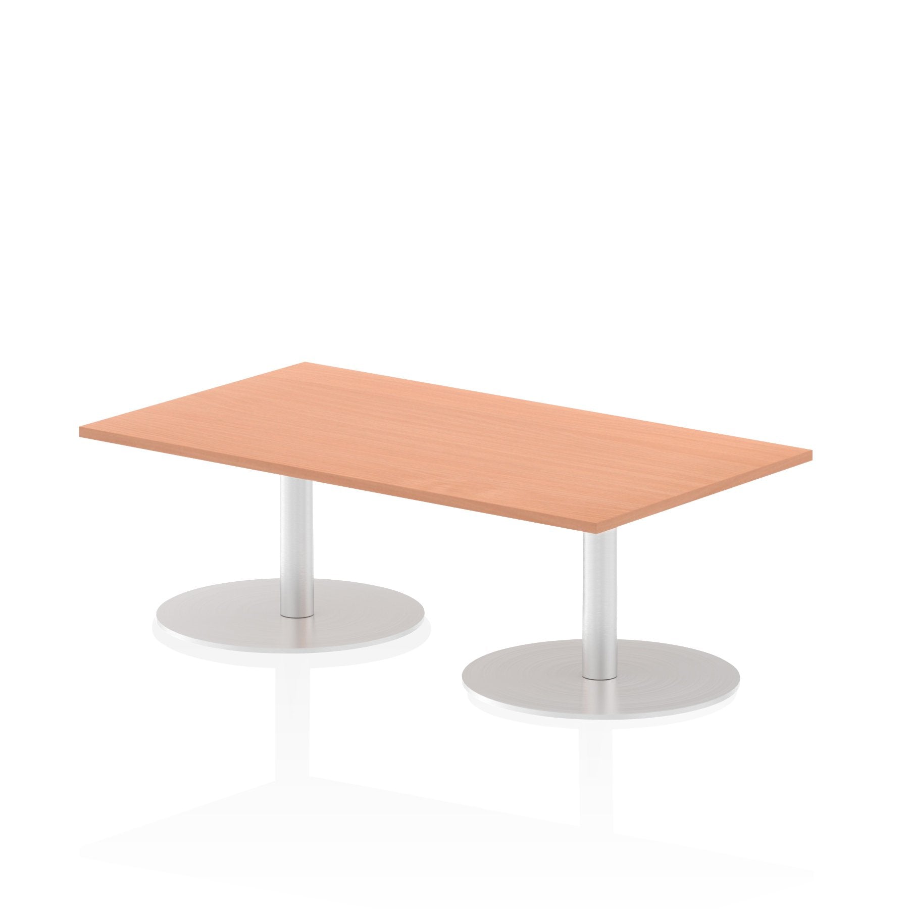Dynamic Italia 1400 x 800mm Poseur Rectangular Table Beech Top 475mm High Leg ITL0262 DD
