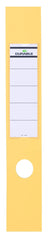 Durable ORDOFIX Self-Adhesive Spine Labels for Lever Arch Files & Folders 60x390mm Yellow (Pack 10) - 809004