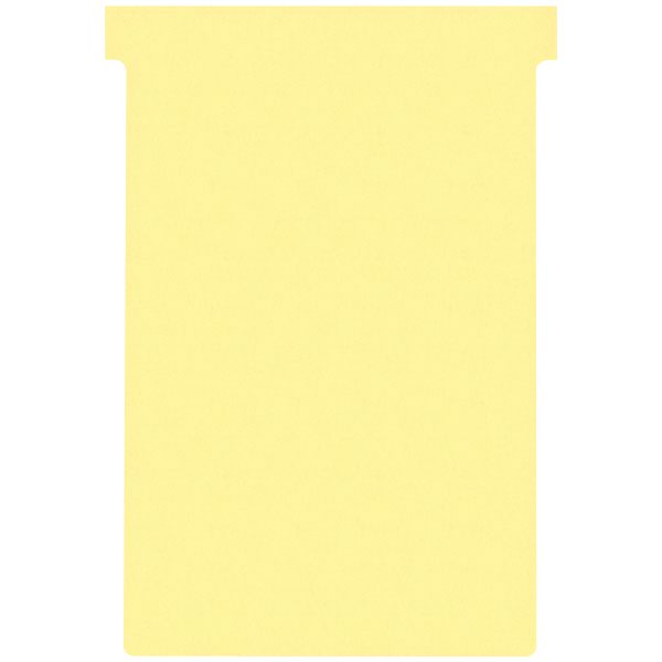 Nobo T-Cards A110 Size 4 Yellow (Pack 100) 2004004