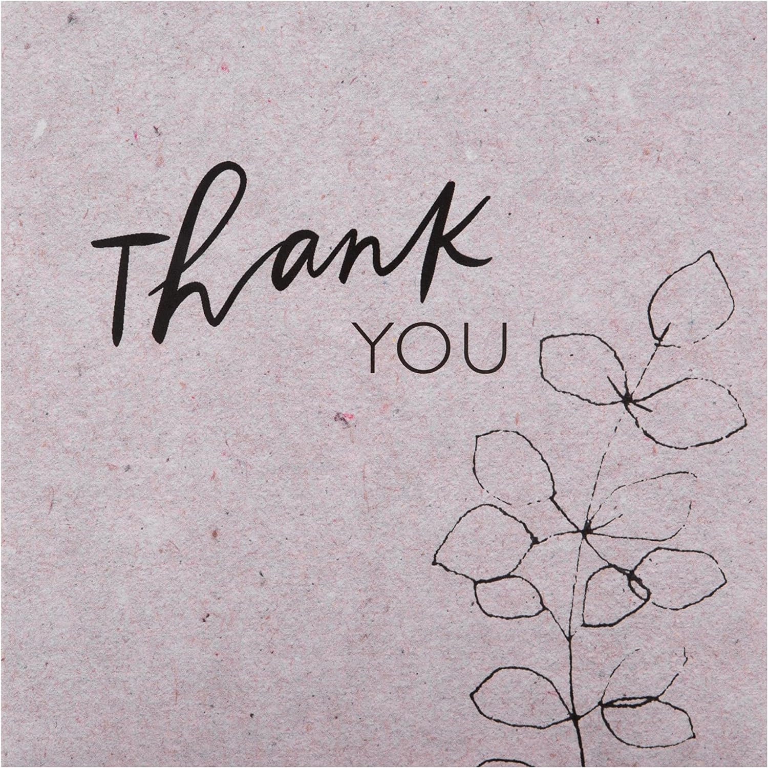 Hallmark Thank You Cards - Pack of 10 in 2 Classic Designs, Grey & Brown,25566740