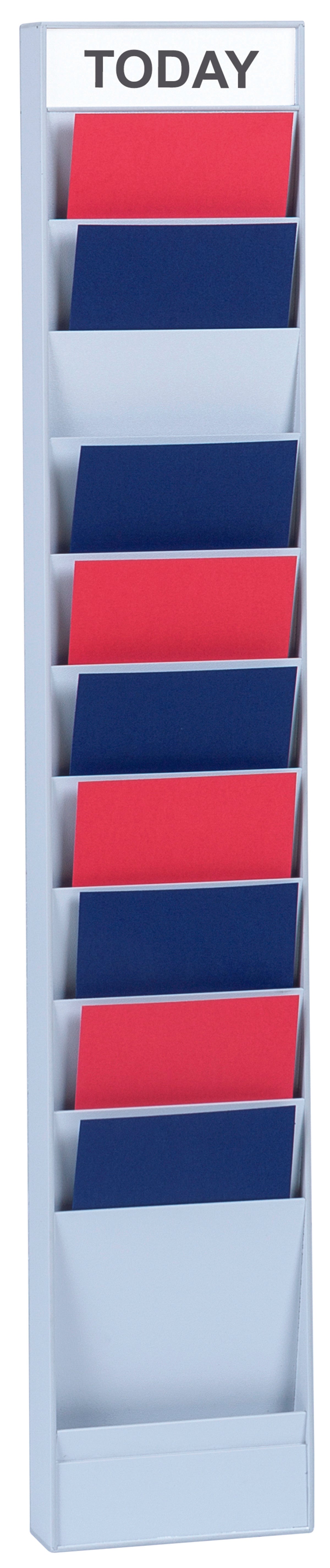 Fast Paper Document Planner Add-On 10 Compartment A5 Grey - FPC10A502 DD
