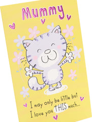 UK Greetings Mother's Day Card for Mummy - Cartoon Cat Design