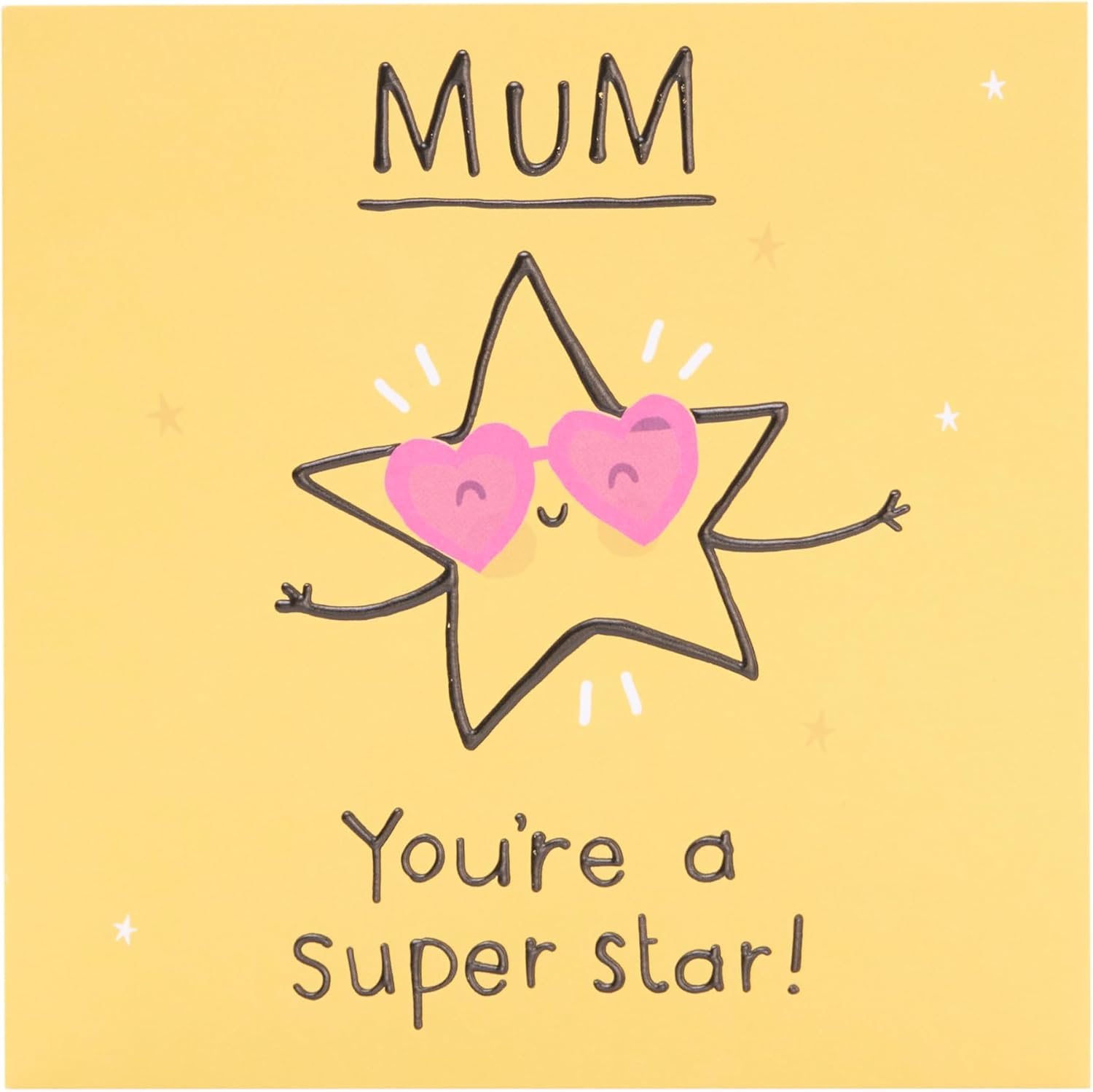 UK Greetings Mother's Day Card for Mum - You're a Super Star Design