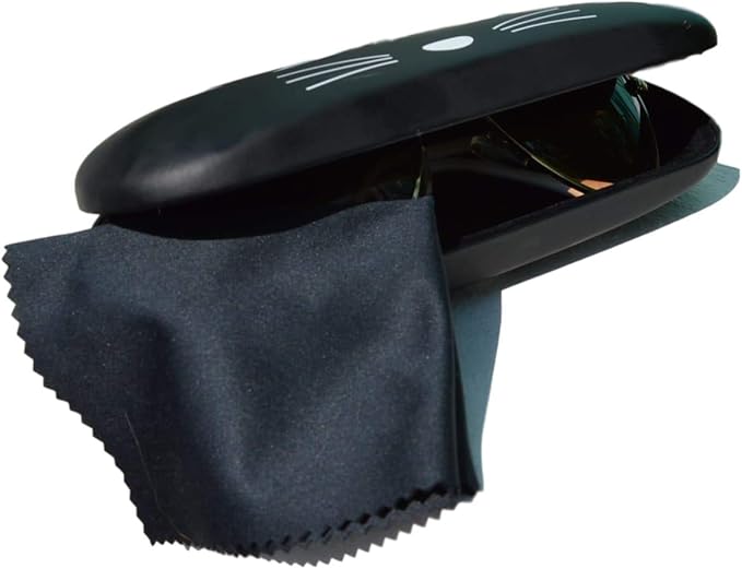 Sass & Belle Black Cat Glasses Case