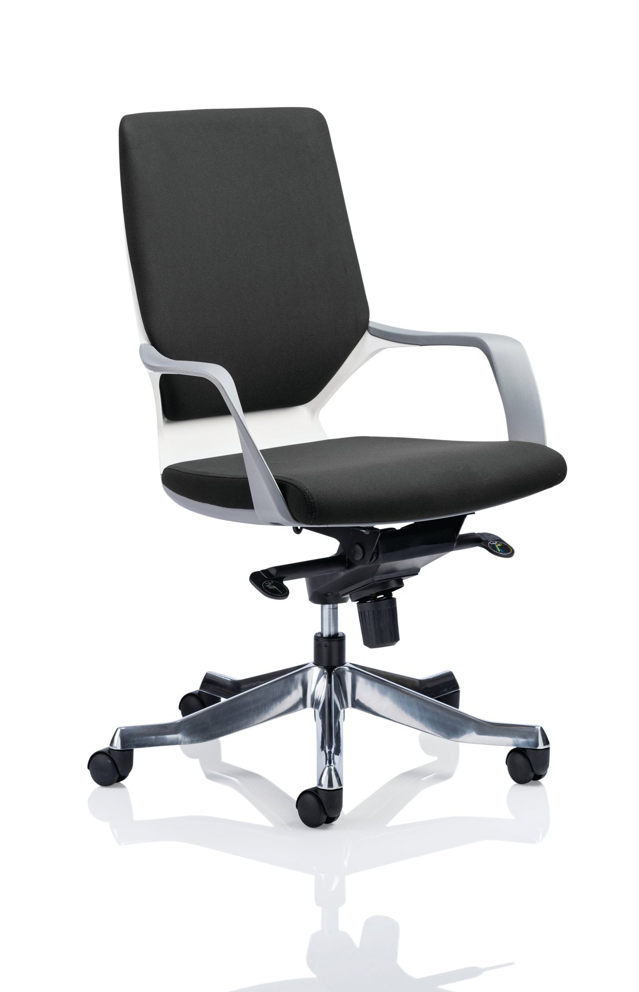 Xenon White Shell Medium Back Black Fabric EX000094 DD
