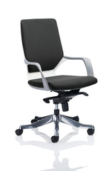 Xenon White Shell Medium Back Black Fabric EX000094 DD