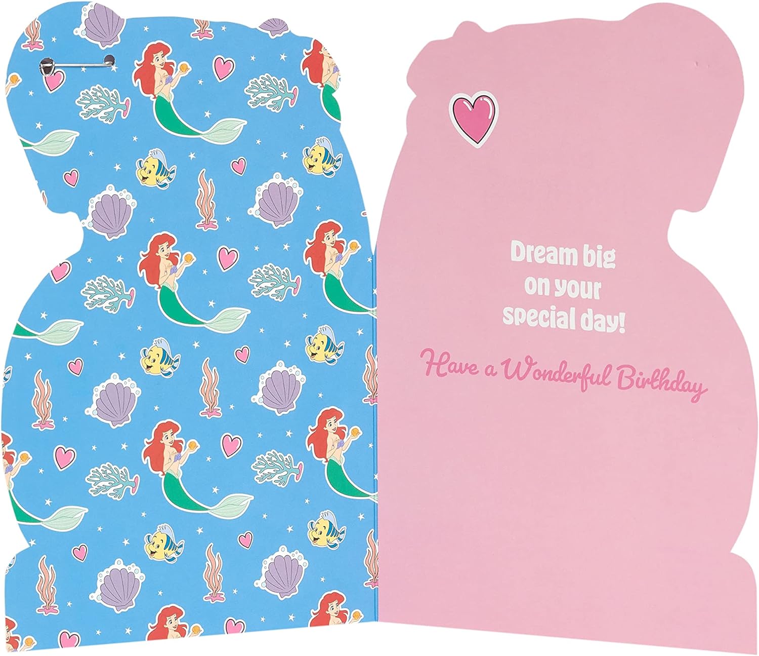 Disney Ariel 6th Birthday Card