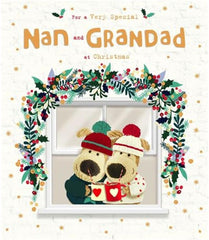Boofle Christmas Card for Nan & Grandad – Cosy Cute Festive Design