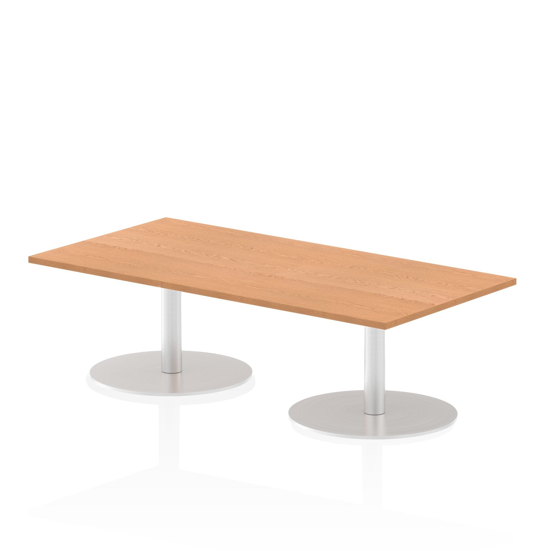 Dynamic Italia 1600 x 800mm Poseur Rectangular Table Oak Top 475mm High Leg ITL0284 DD