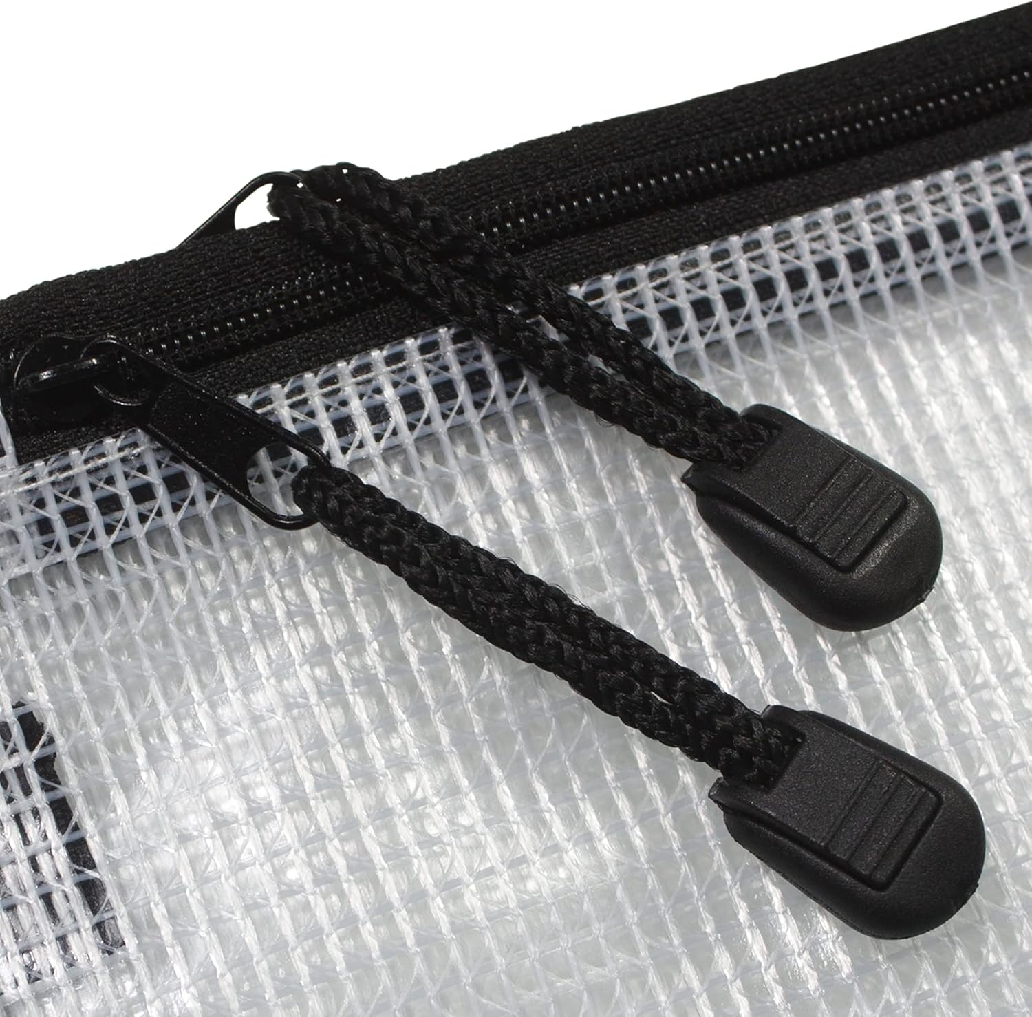 90% Recycled Clear Flat Pencil Case – 20x13cm, Eco-Friendly & Durable