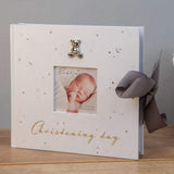 Bambino by Juliana® Christening photo album with 50 pages for 4x6 inch prints, keepsake album for special memories