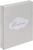 Bambino by Juliana® Christening photo album with 50 keepsake prints, holds 4x6 inch photos in a classic keepsake design.
