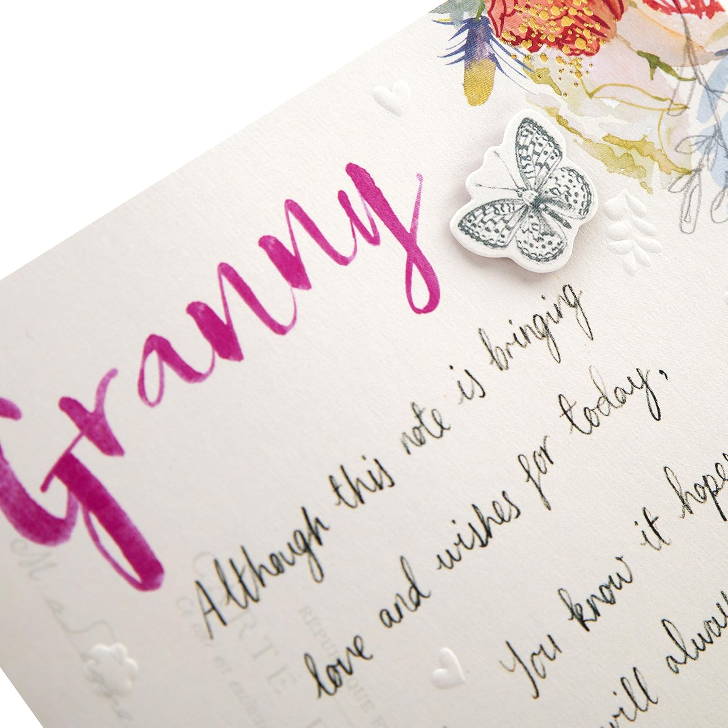 Elegant Classic Floral Mother’s Day Card for Granny – Thoughtful & Beautiful Greeting