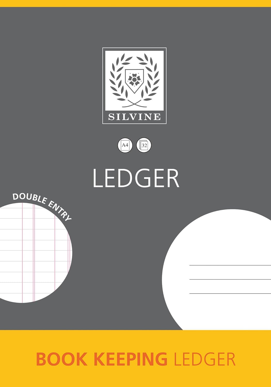 A4 Printed Double Entry Book Keeping Ledger 32 Pages