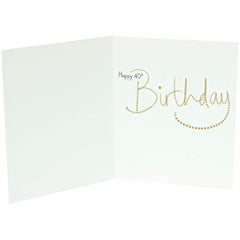 40th Birthday Card