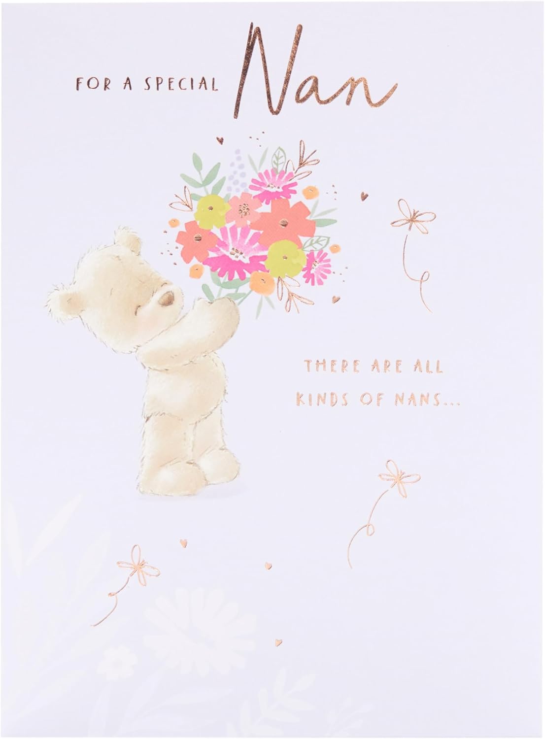 UK Greetings Mother's Day Card for Nan - Cute Teddy Design