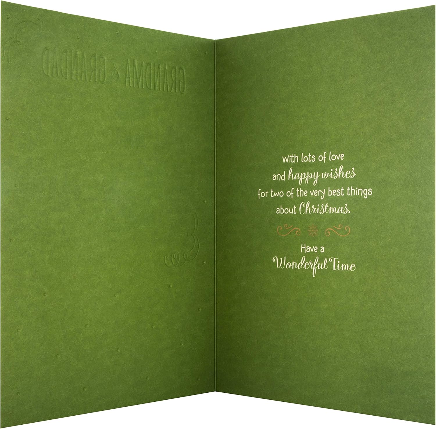 Christmas Card for Grandma & Grandad – Open Verse 075 Festive Design