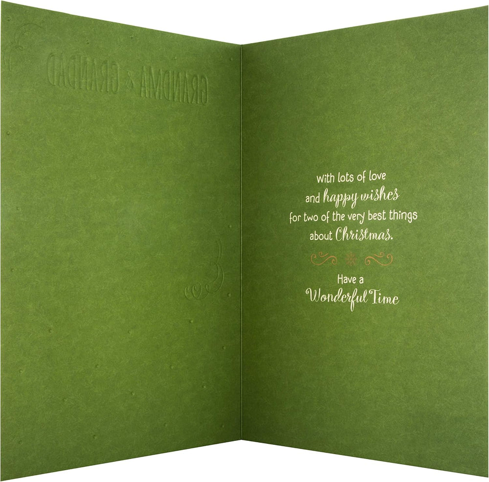 Christmas Card for Grandma & Grandad – Open Verse 075 Festive Design