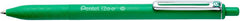 Pentel IZEE Ballpoint Pen Retractable 1.0mm Tip 0.5mm Line Green (Pack 12) BX470-D
