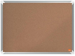 Nobo Premium Plus Cork Noticeboard Aluminium Frame 600x450mm 1915179