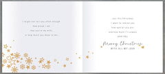 Wonderful Wife Love Hearts 3D Cut Out Luxury Christmas Card Xmas Greeting Cards 751465