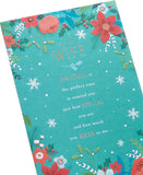 UK Greetings Wife Christmas Card – Heartfelt Festive Design