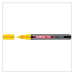 edding 791 Paint Marker Bullet Tip 1-2mm Line Yellow (Pack 10) - 4-791005