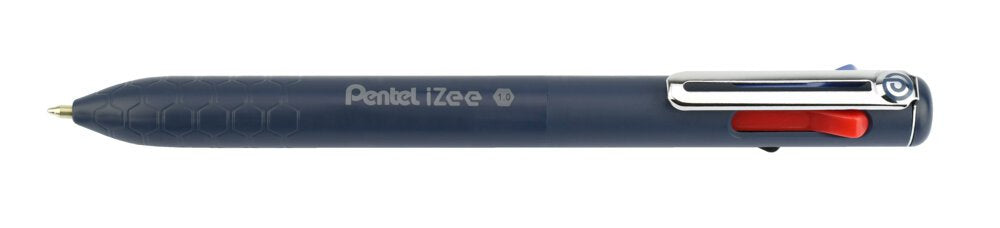 Pentel IZEE 4 Colour Ballpoint Pen Everyday 1.0mm Tip 0.5mm Line (Pack 12) BXC470-DC