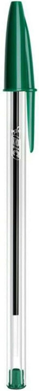BIC 875976 Cristal Medium Ballpoint Pens 1.0mm Green - Single