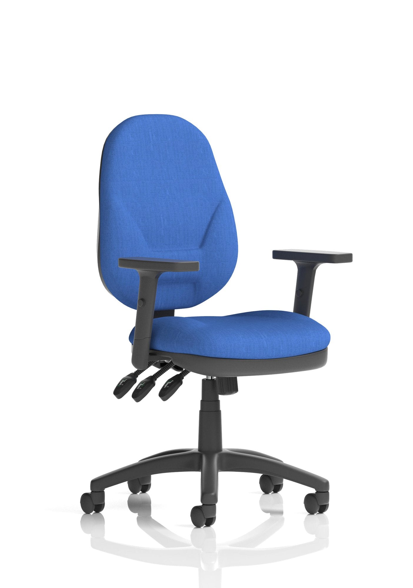 Eclipse Plus XL Chair Blue Adjustable Arms KC0036 DD