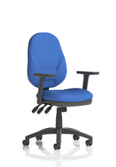 Eclipse Plus XL Chair Blue Adjustable Arms KC0036 DD