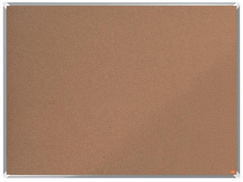 Nobo Premium Plus Cork Noticeboard Aluminium Frame 1200x900mm 1915181