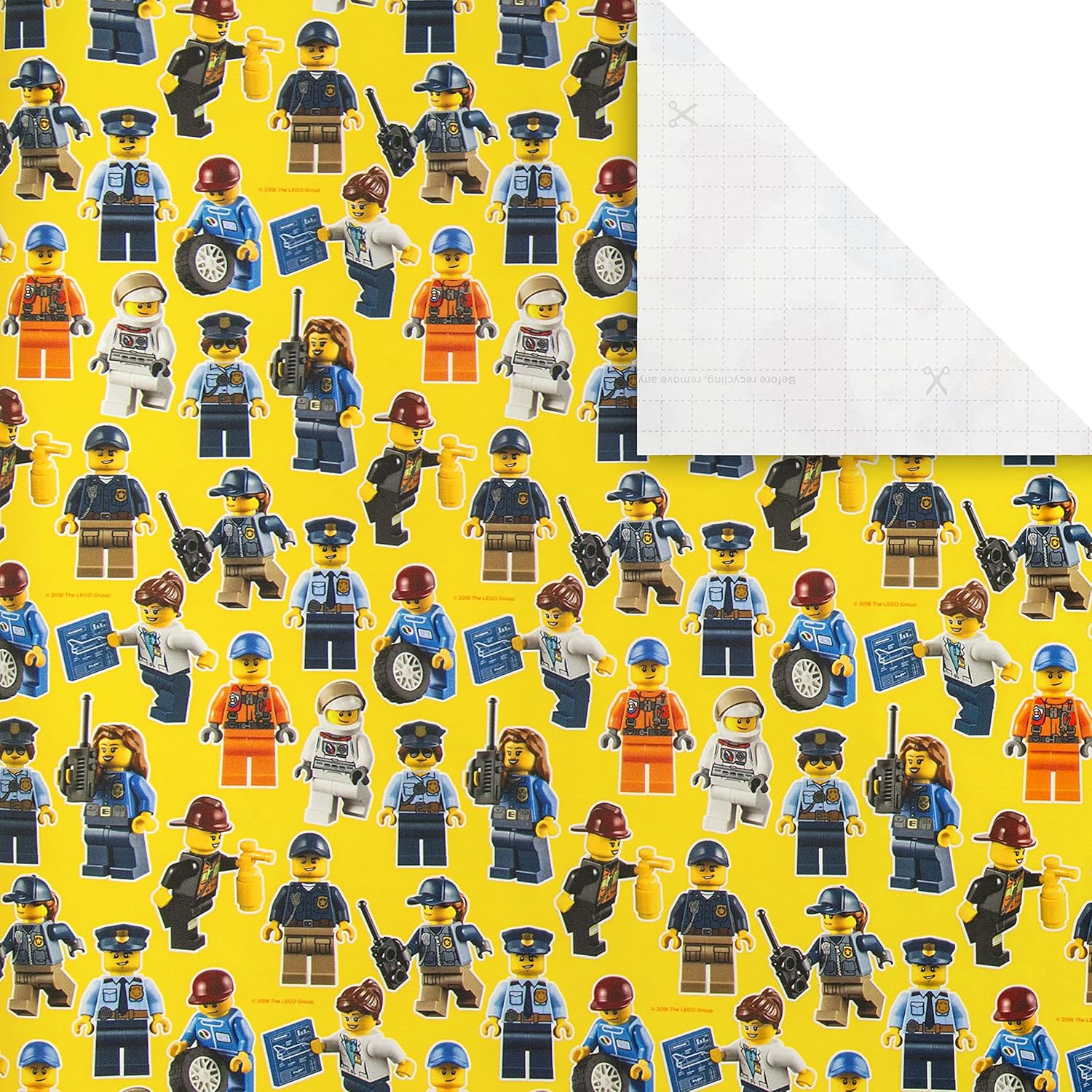 Lego Design Multi-Occasion 2m Roll of Wrapping Paper