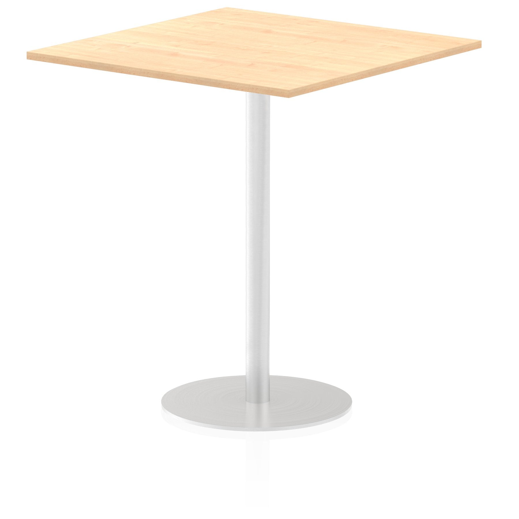 Dynamic Italia 1000mm Poseur Square Table Maple Top 1145mm High Leg ITL0361 DD
