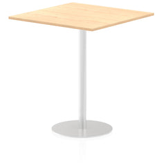 Dynamic Italia 1000mm Poseur Square Table Maple Top 1145mm High Leg ITL0361 DD