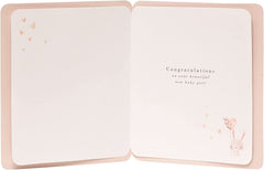 Welcome Little Girl New Baby Card