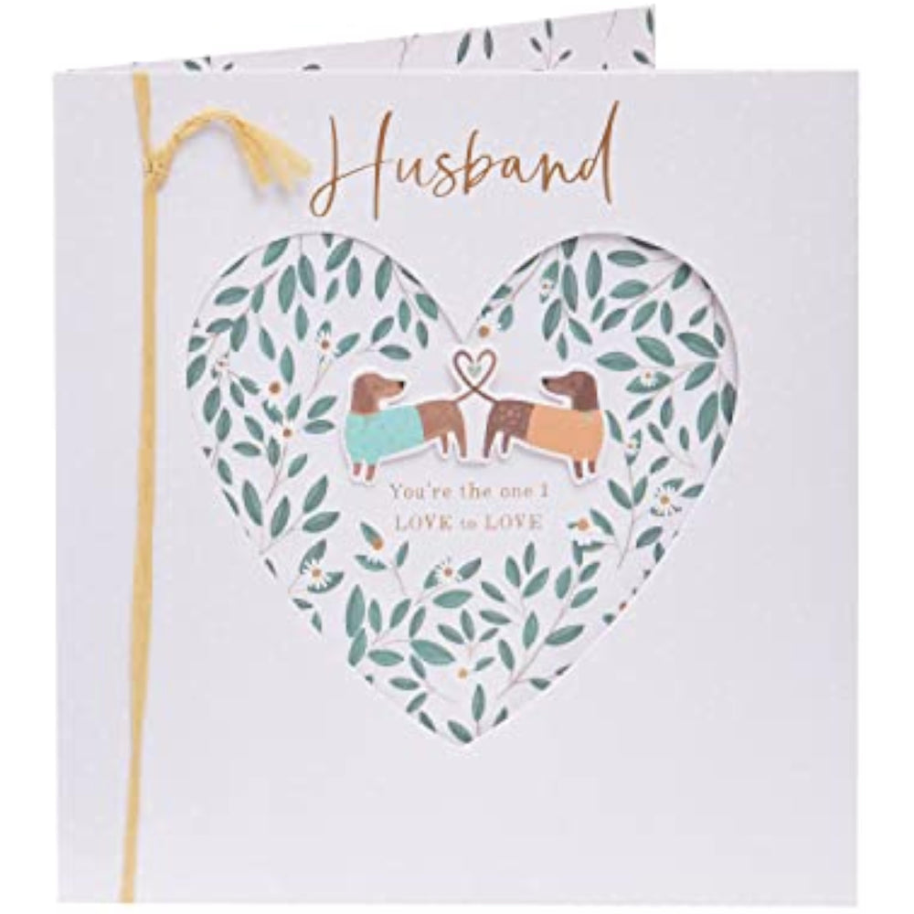 Husband Romantic Design With Pair of Sausage Dogs